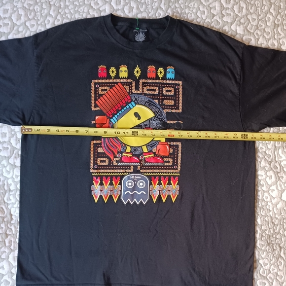 Mi Tierra Aztec Native Pac Man T Shirt Size XXL Graphic Tee Chicano mexico - Picture 4 of 6